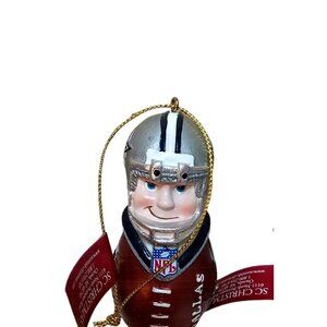 Dallas Cowboys Vintage Team Tackler Ornament Christmas Tree Size: 3.0"  NFL New